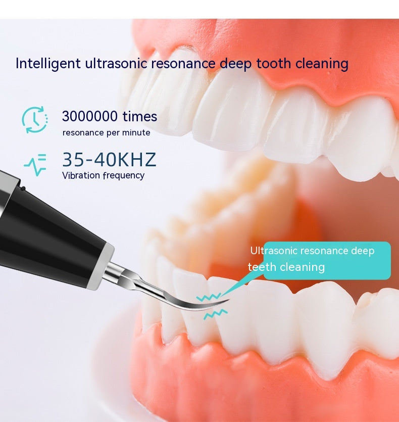Household Portable Dental Calculus Removal Ultrasonic Teeth Cleaner