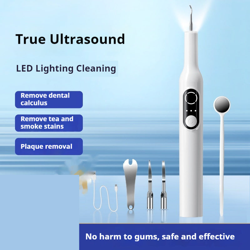 Ultrasonic Electric Teeth Cleaner Removing Calculus And Tartar