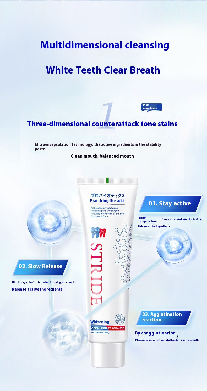 Whitening Toothpaste Breath Brightening Teeth Decontamination Cleaning