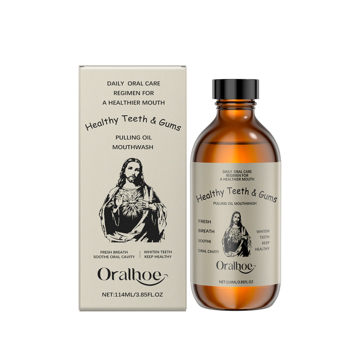 Oral Coconut Mouthwash Care Cleaning Teeth Odor Removal