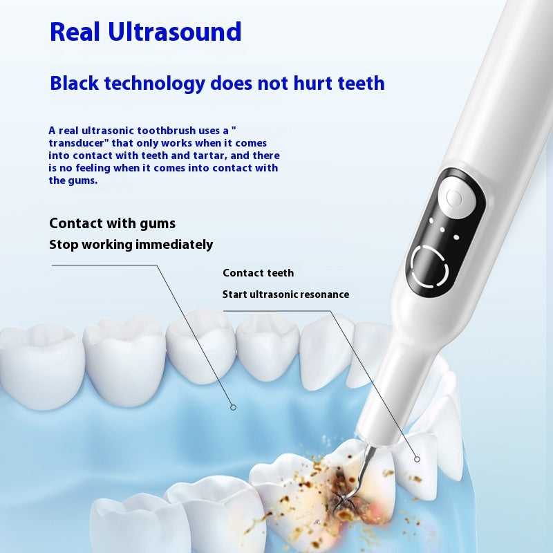 Ultrasonic Electric Teeth Cleaner Removing Calculus And Tartar