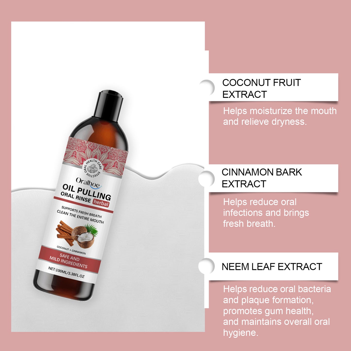 Oral Odor Cleaning Stains Teeth Care Mouthwash