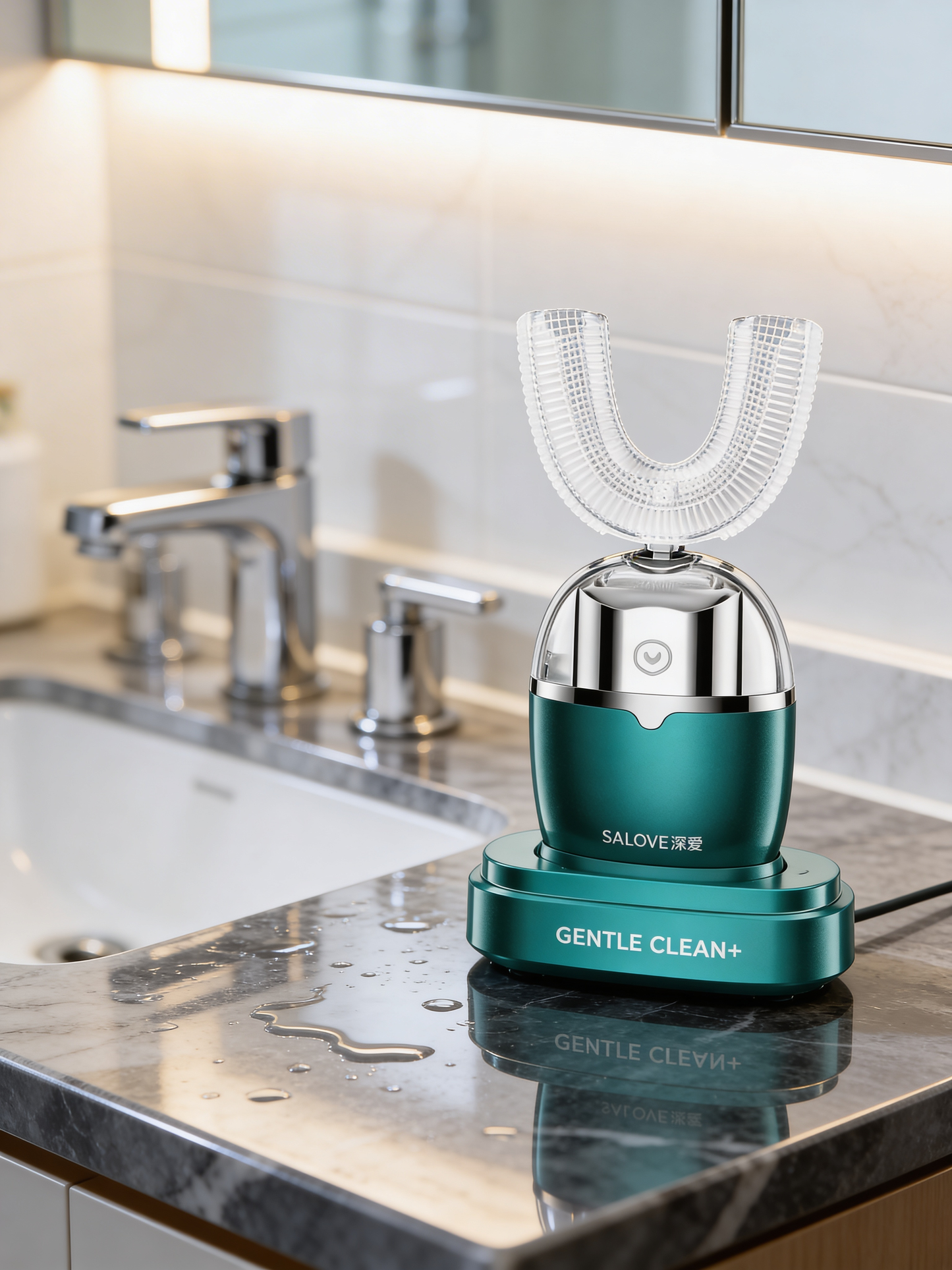 La Dentalia Automatisk U-formad elektrisk tandborste