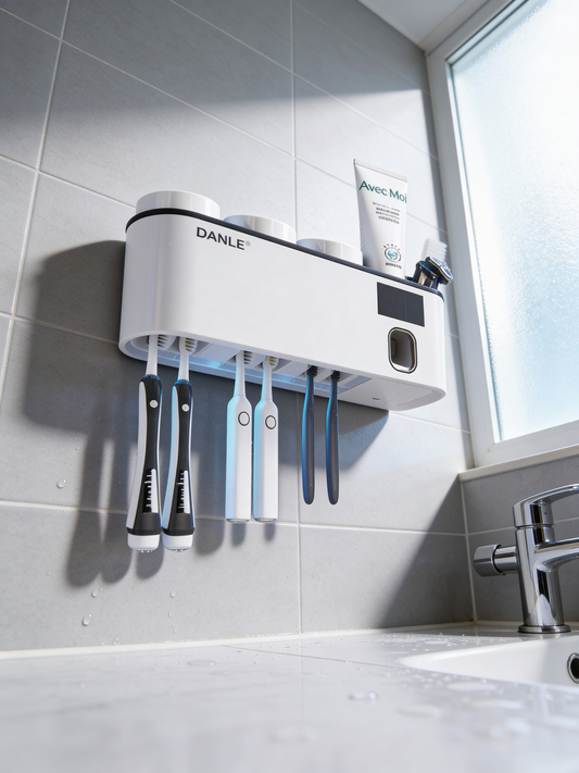 La Dentalia Smart UV tandborststerilisator med rengöringskopp