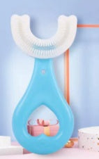 Children's U-shaped Toothbrush Baby Manual Food Grade Soft Silicone In The Mouth Type Teeth Cleaner Oral Teeth Cleaner