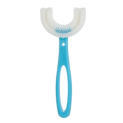 Children's U-shaped Toothbrush Baby Manual Food Grade Soft Silicone In The Mouth Type Teeth Cleaner Oral Teeth Cleaner
